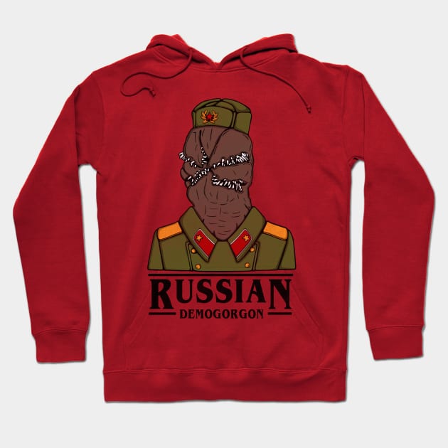 Russian Demogorgon Hoodie by Melonseta